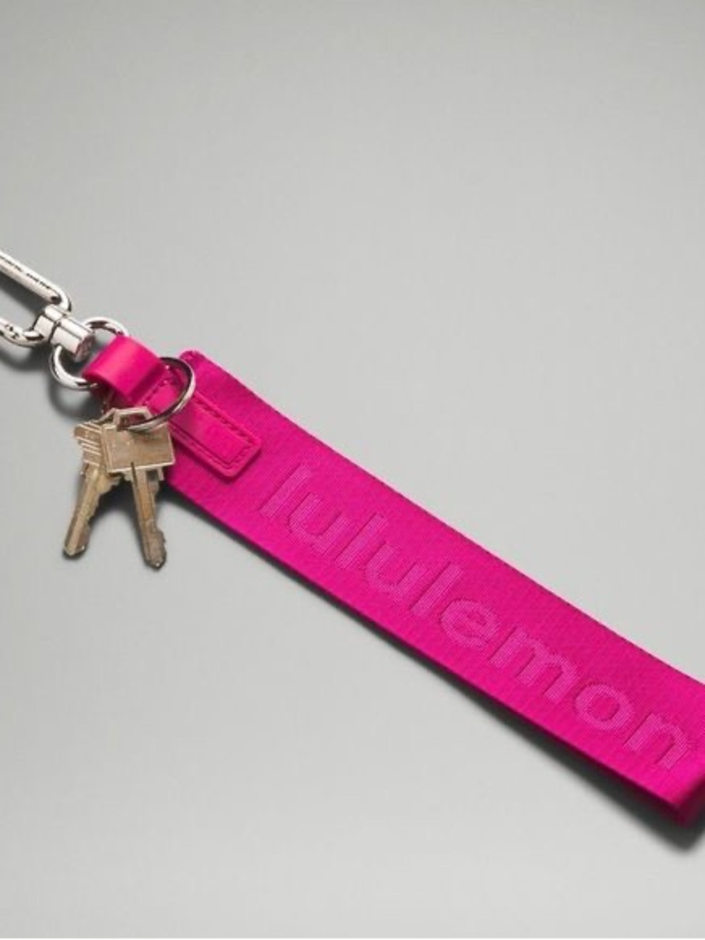 Lululemon Never Lost Keychain